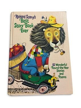 Richard Scarry's Best Story Book Ever Hardcover Golden Book 1968 Anthology